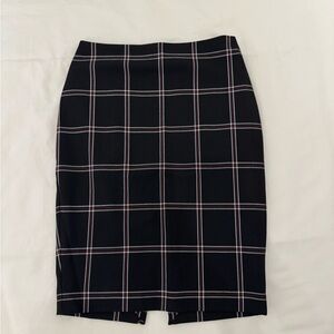 Express striped midi skirt